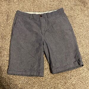 Old Navy Men's Grayish Blue Flat Front Shorts